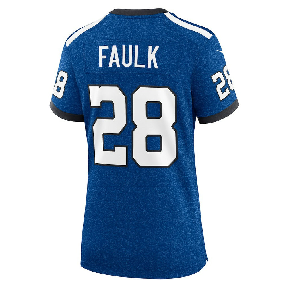 Marshall Faulk Indianapolis Colts Women's Indiana Nights Alternate Game Jersey - Royal | Nike sale
