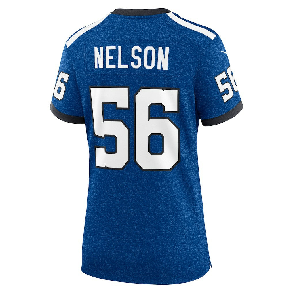 Quenton Nelson Indianapolis Colts Women's Indiana Nights Alternate Game Jersey - Royal | Nike online
