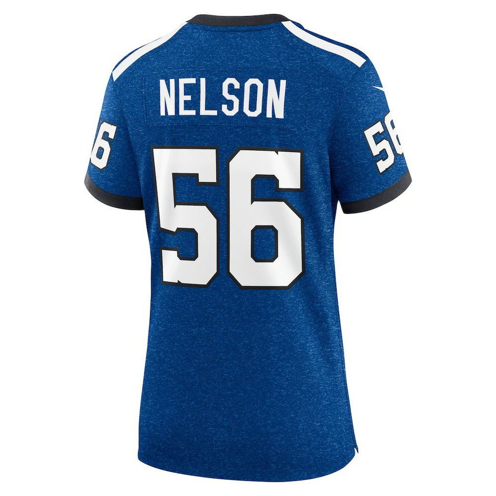 Quenton Nelson Indianapolis Colts Women's Indiana Nights Alternate Game Jersey - Royal | Nike online