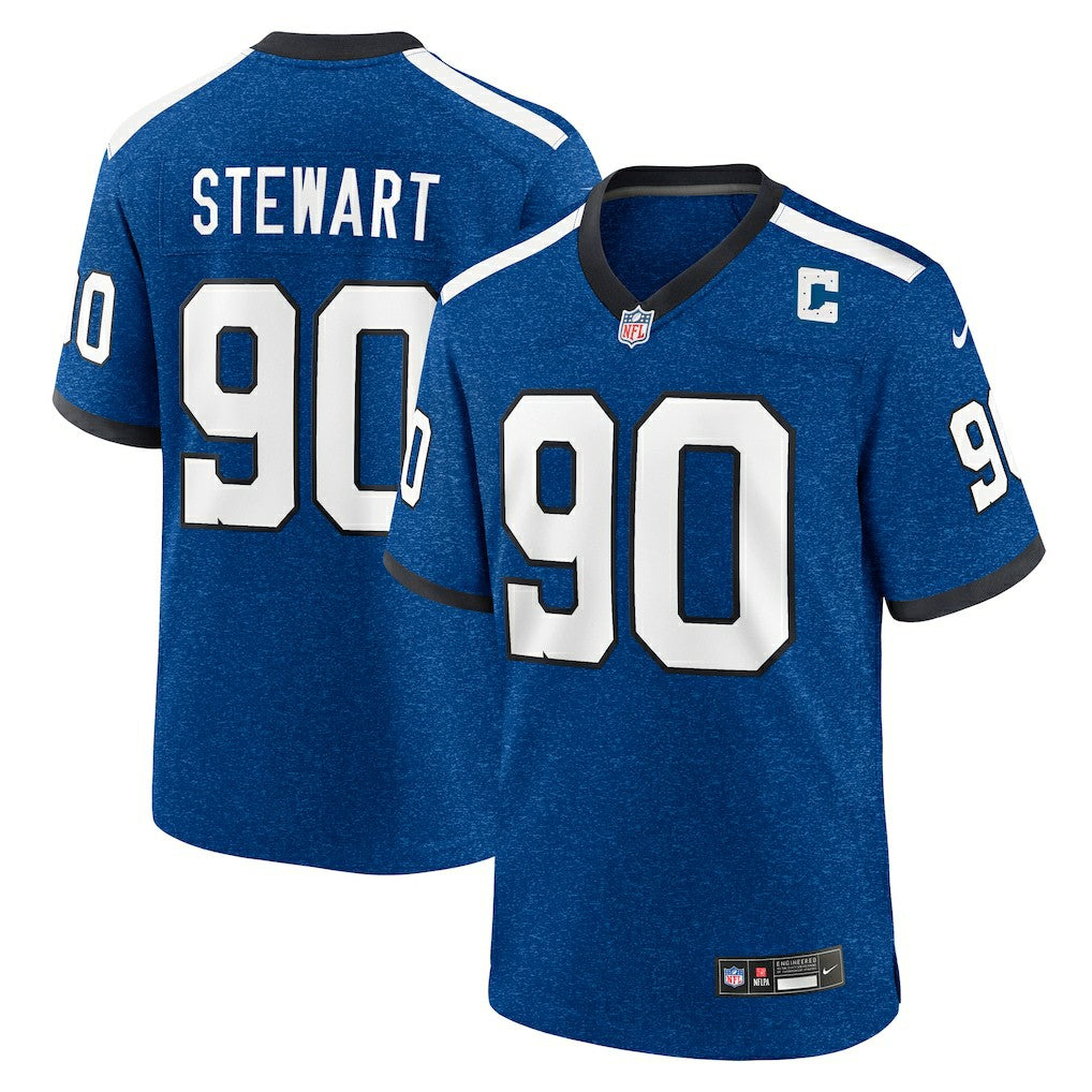 Grover Stewart Indianapolis Colts Alternate Game Jersey - Blue | Nike outlet