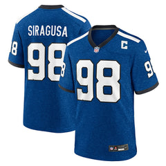 Tony Siragusa Indianapolis Colts Retired Player Alternate Game Jersey - Blue | Nike outlet