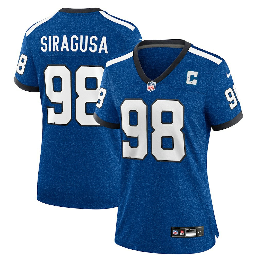 Tony Siragusa Indianapolis Colts Women's Indiana Nights Alternate Game Jersey - Royal | Nike sale