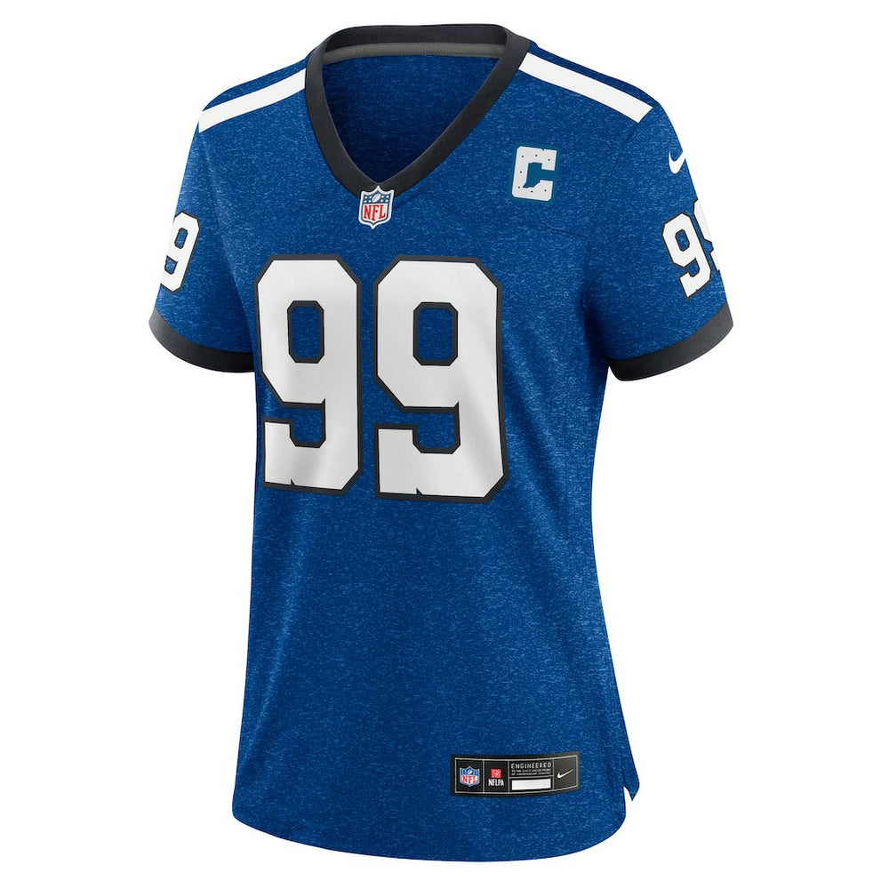 DeForest Buckner Indianapolis Colts Women's Indiana Nights Alternate Game Jersey - Royal | Nike outlet