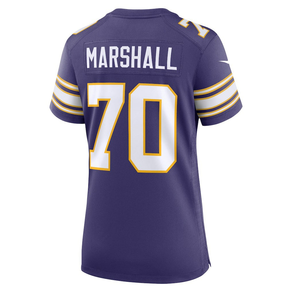 Jim Marshall Minnesota Vikings Women's Classic Retired Player Jersey - Purple | Nike discount