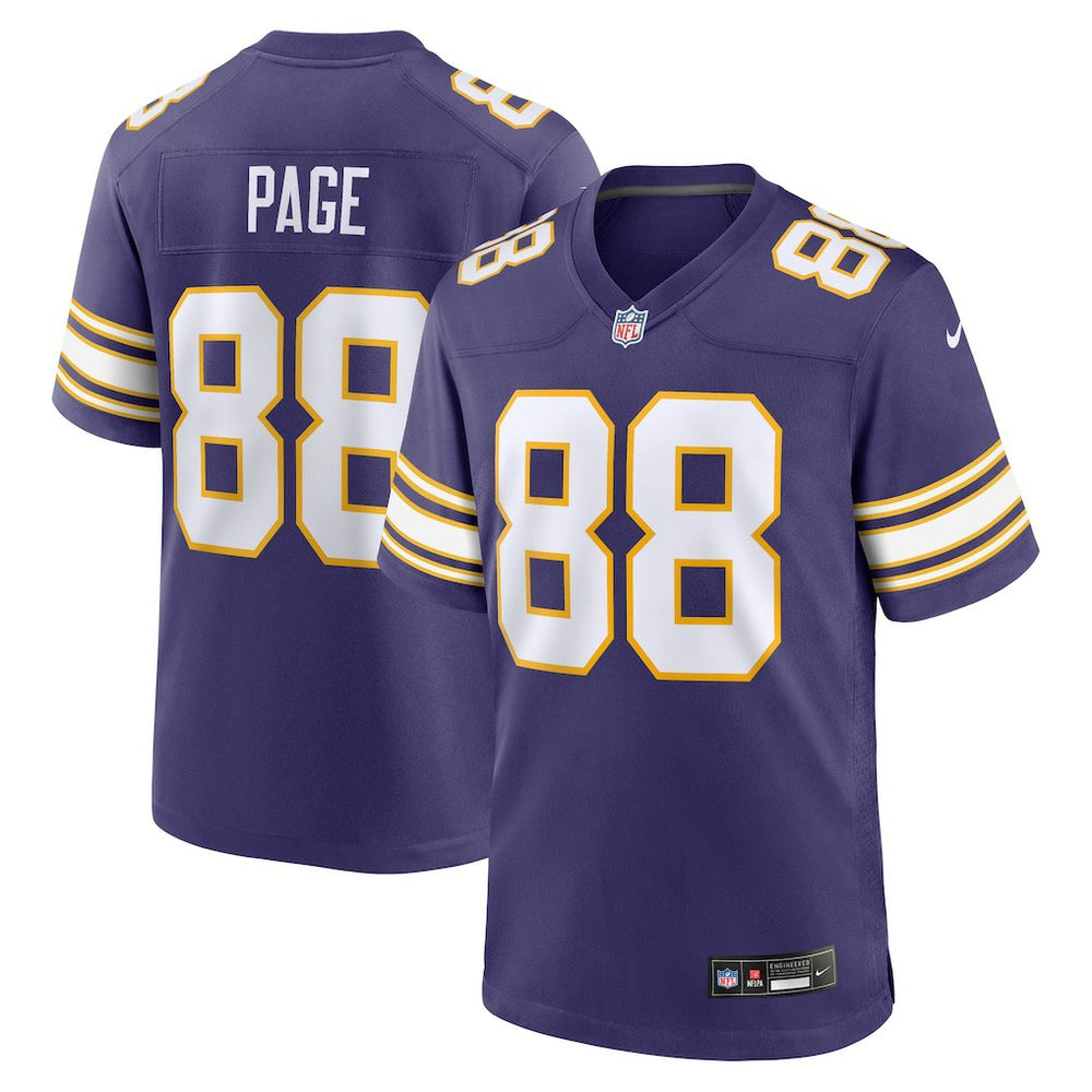 Alan Page Minnesota Vikings Retired Player Alternate Game Jersey - Purple | Nike for sale