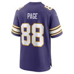 Alan Page Minnesota Vikings Retired Player Alternate Game Jersey - Purple | Nike for sale