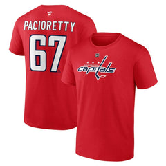 Max Pacioretty Washington Capitals Fanatics Authentic Stack Name & Number T-Shirt Red