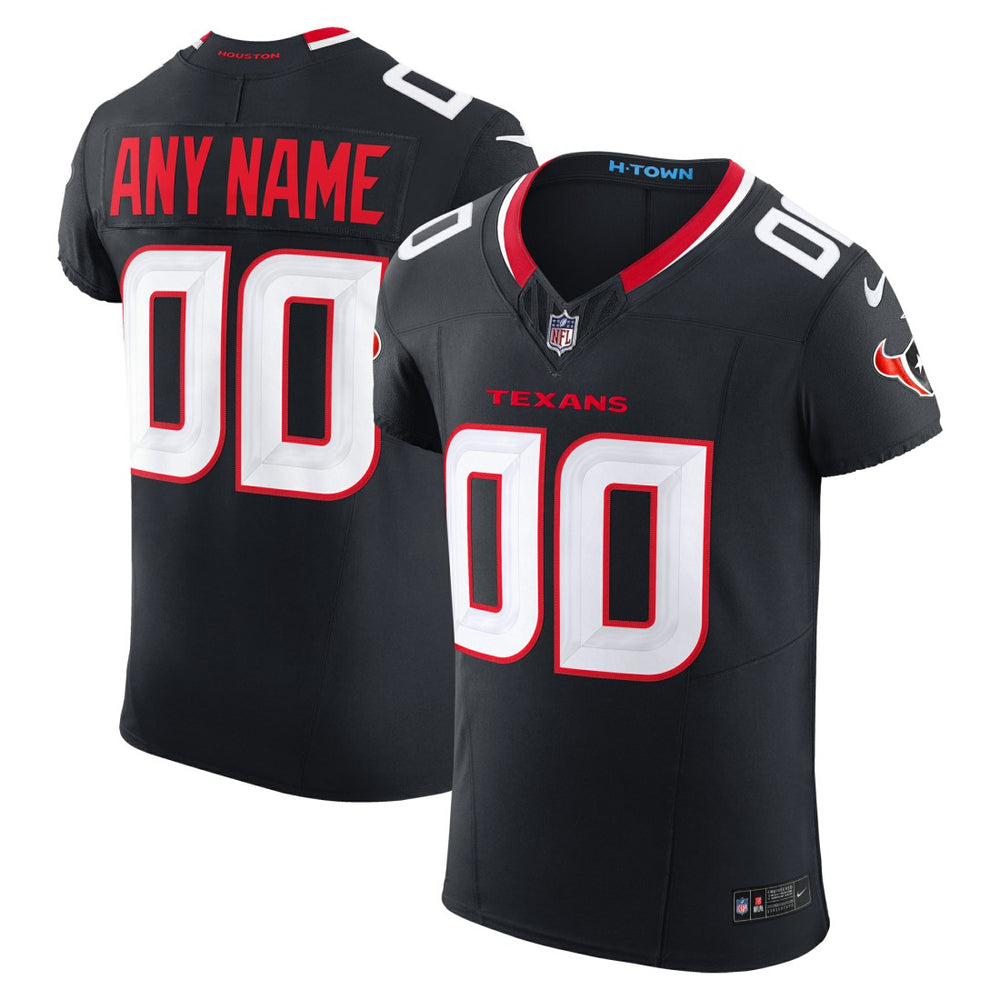 Houston Texans Team Vapor F.U.S.E. Elite Custom Jersey - Navy | Nike for sale
