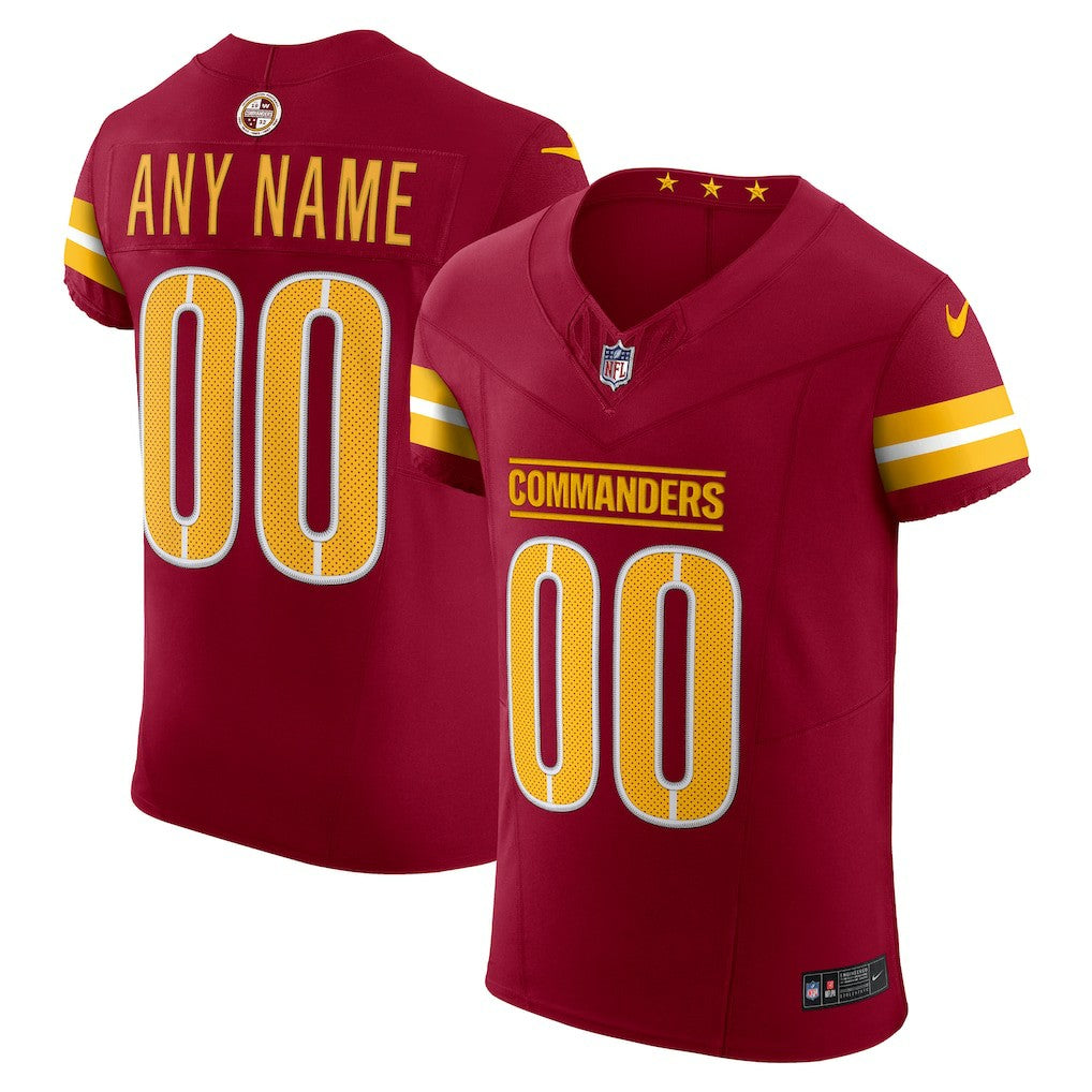 Washington Commanders Team Vapor F.U.S.E. Elite Custom Jersey - Burgundy | Nike online