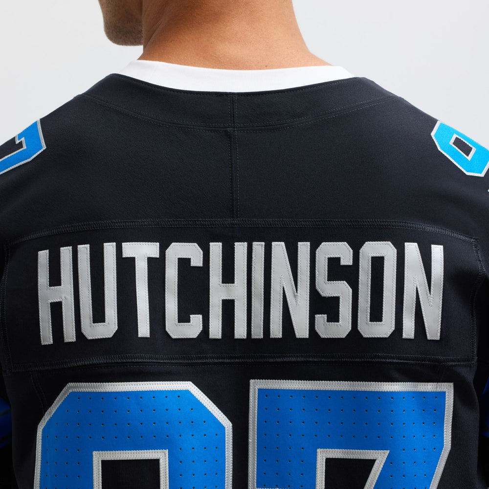 Aidan Hutchinson Detroit Lions Alternate Vapor F.U.S.E. Elite Jersey - Black | Nike on sale