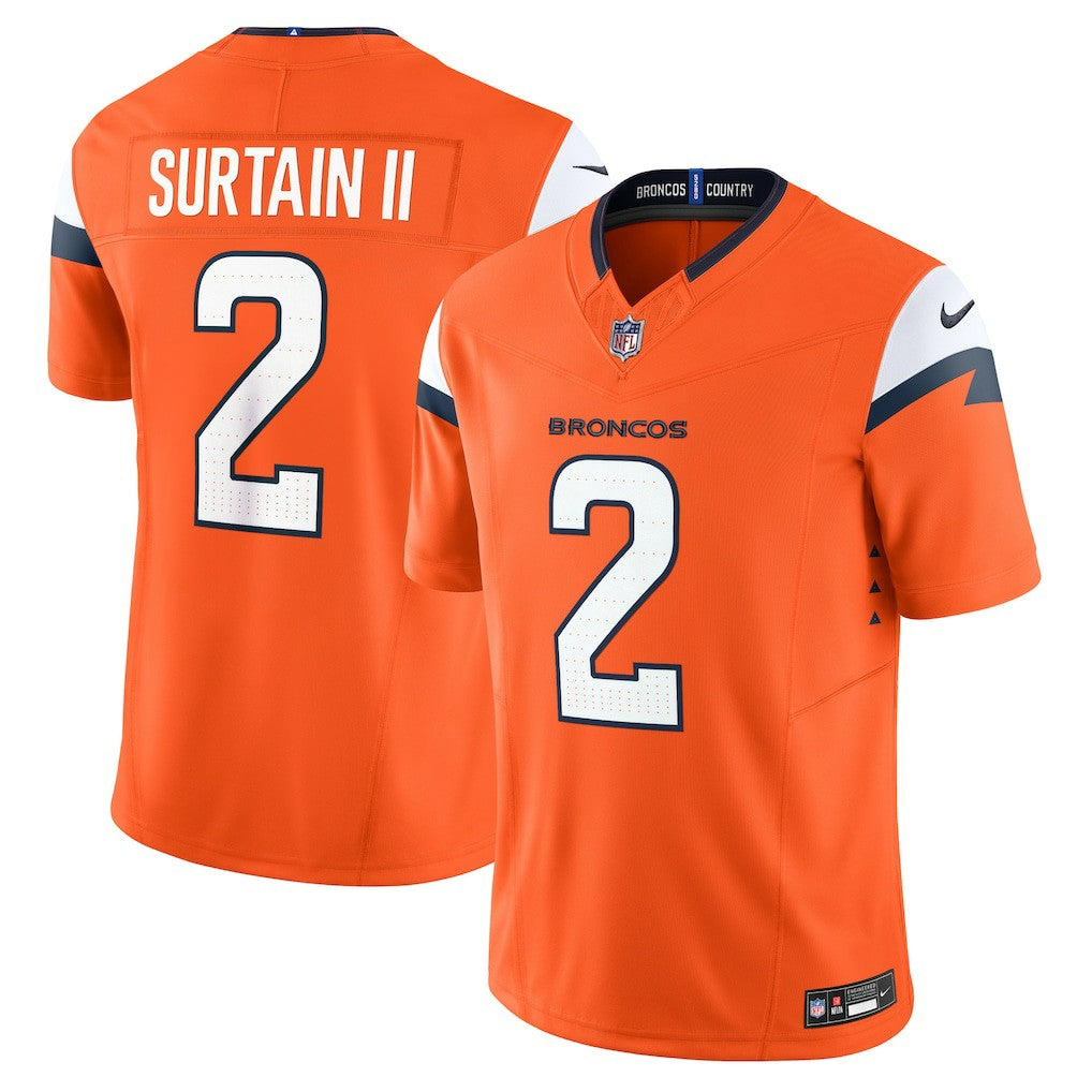 Patrick Surtain II Denver Broncos Mile High Collection Vapor F.U.S.E. Limited Jersey - Orange | Nike online