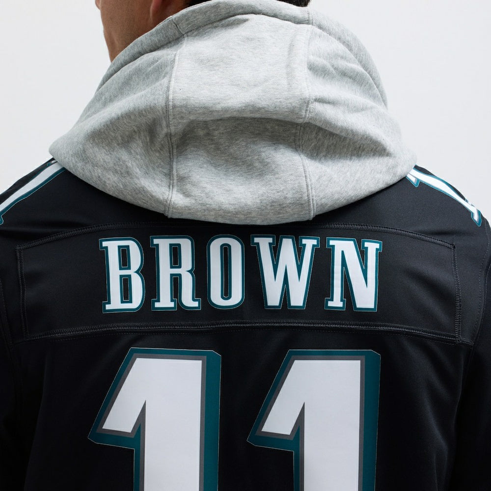 A.J. Brown Philadelphia Eagles Alternate Vapor F.U.S.E. Limited Jersey - Black | Nike discount