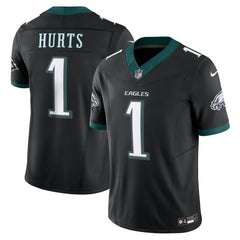 Jalen Hurts Philadelphia Eagles Alternate Vapor F.U.S.E. Limited Jersey - Black | Nike on sale
