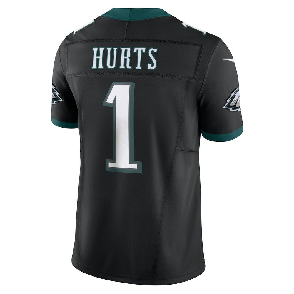 Jalen Hurts Philadelphia Eagles Alternate Vapor F.U.S.E. Limited Jersey - Black | Nike on sale