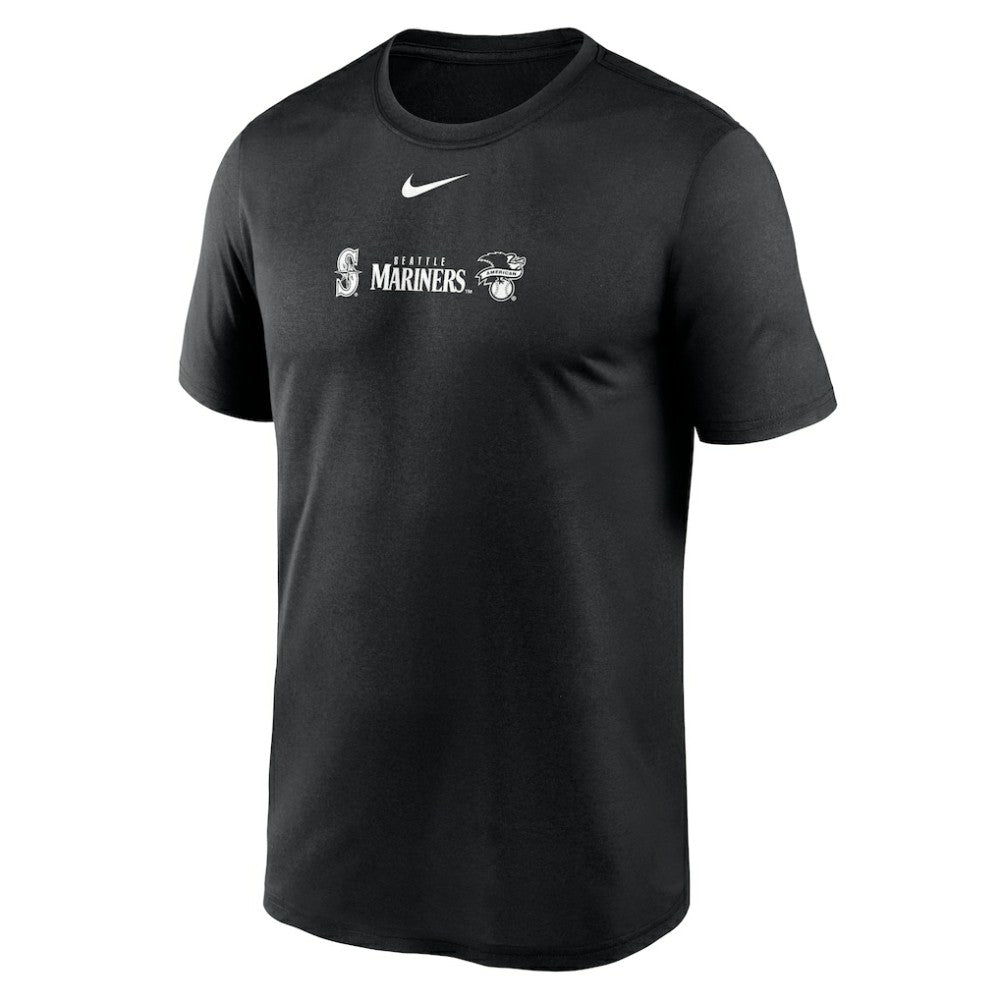 Seattle Mariners Fashion Over Shoulder Logo Legend T-Shirt - Black | Nike