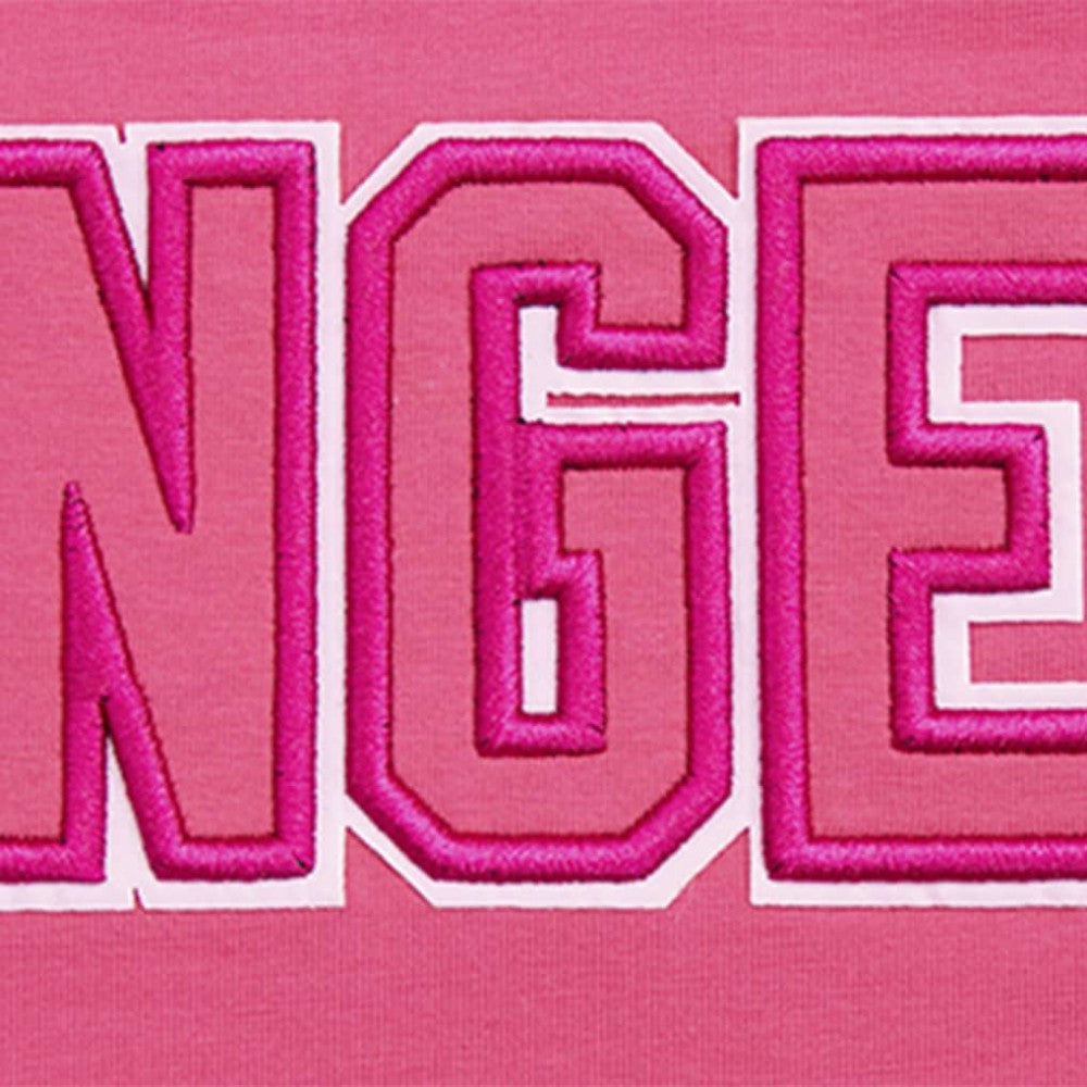 New York Rangers Pro Standard Women's Triple Pink Cropped Boxy T-Shirt