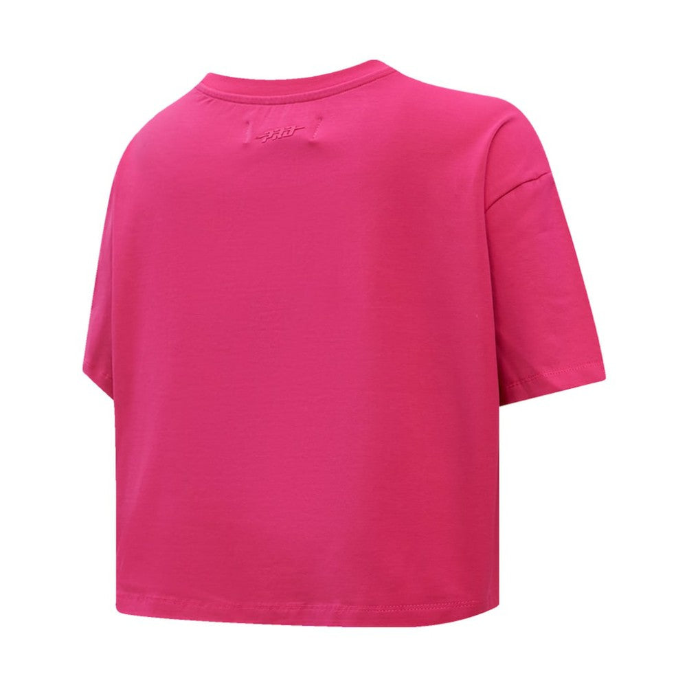 Seattle Kraken Pro Standard Women's Triple Pink Cropped Boxy T-Shirt