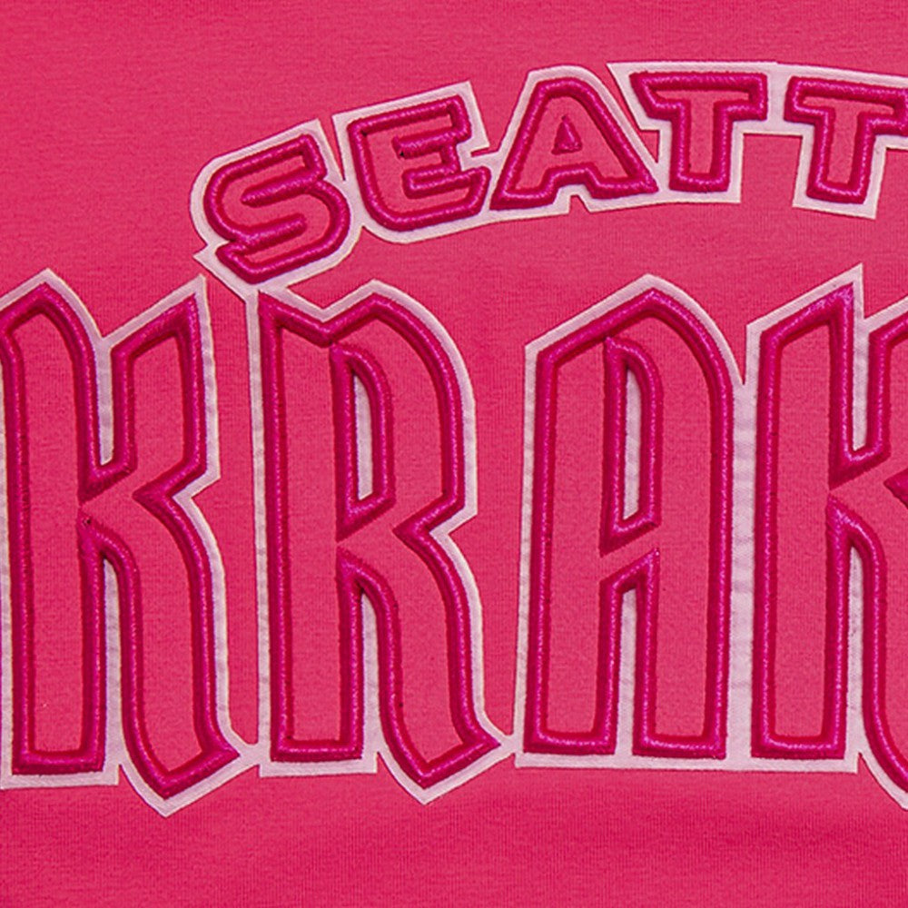 Seattle Kraken Pro Standard Women's Triple Pink Cropped Boxy T-Shirt
