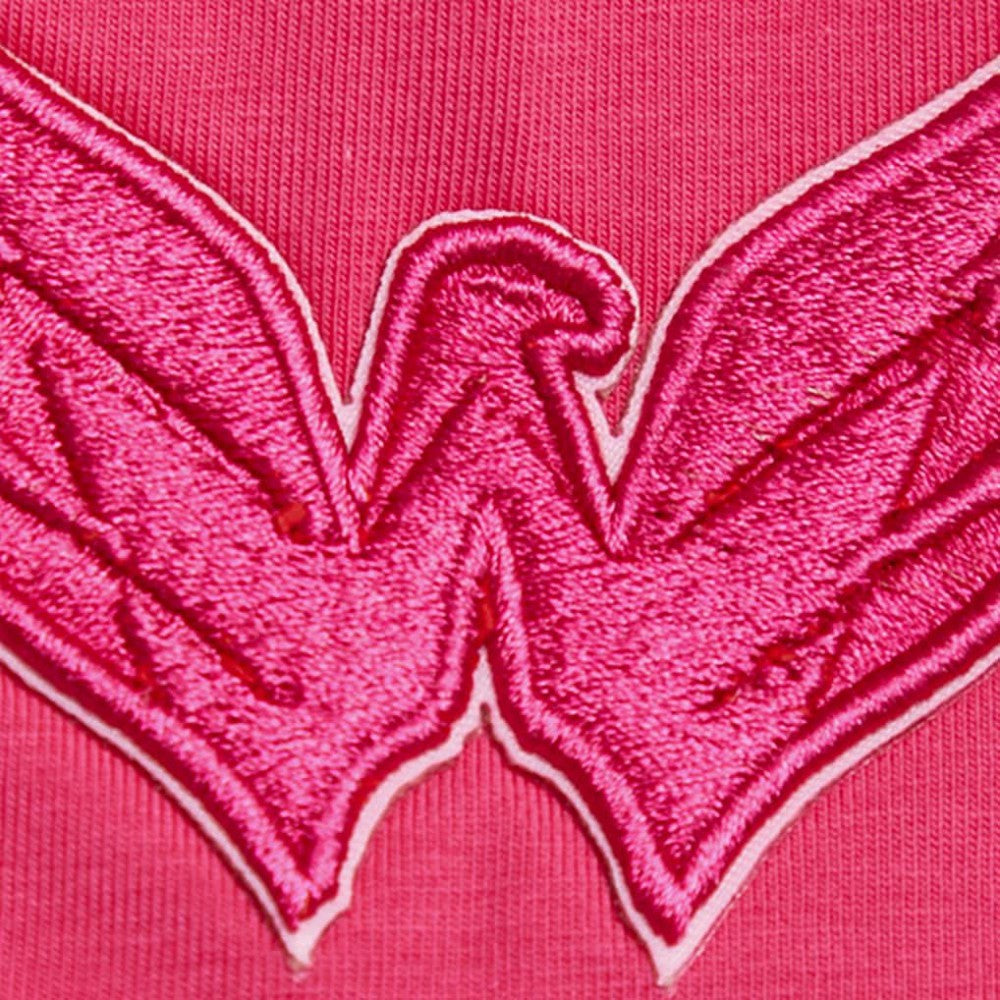 Washington Capitals Pro Standard Women's Triple Pink Cropped Boxy T-Shirt