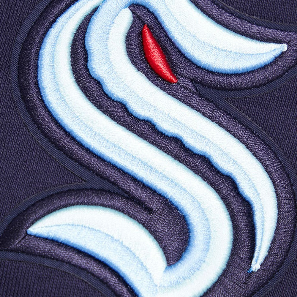 Seattle Kraken Pro Standard Crest Emblem Pullover Sweatshirt Deep Sea Blue