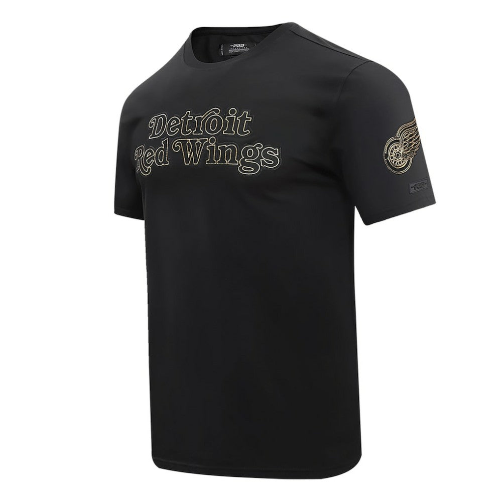Detroit Red Wings Pro Standard Wordmark T-Shirt Black