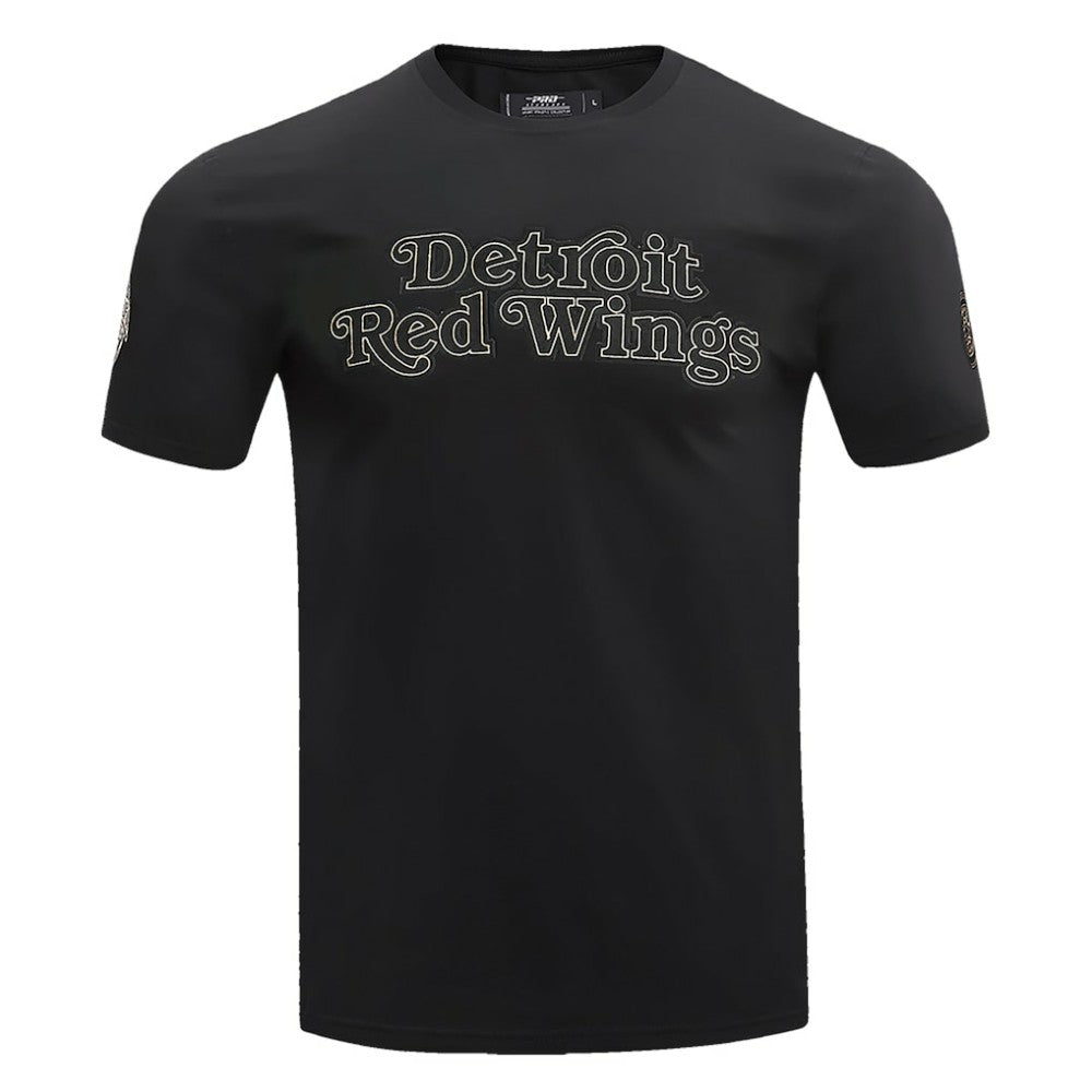 Detroit Red Wings Pro Standard Wordmark T-Shirt Black