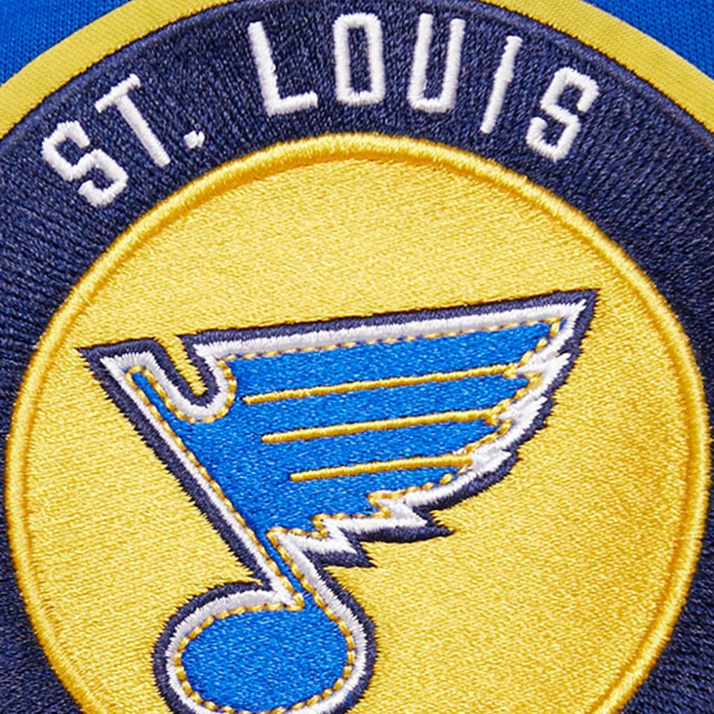 St. Louis Blues Pro Standard Classic Chenille Full-Zip Hoodie Jacket Blue