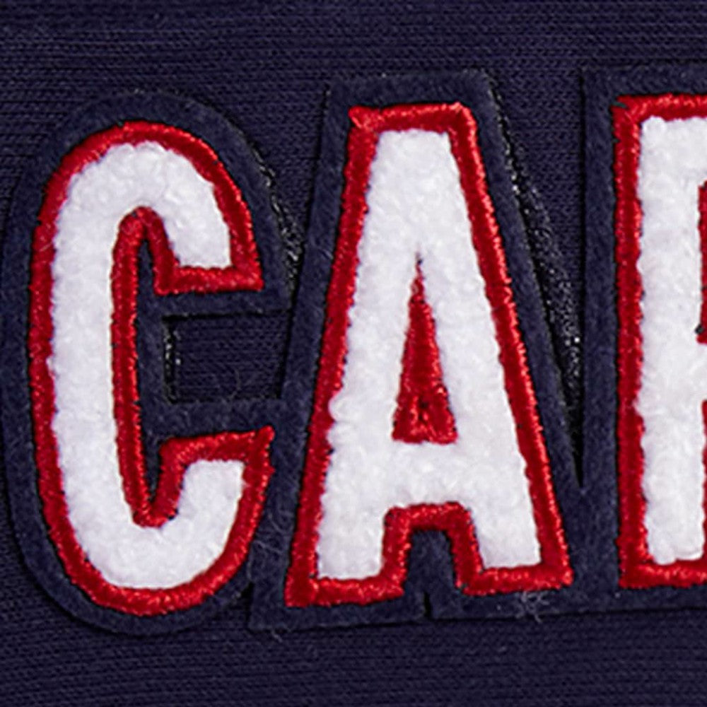 Washington Capitals Pro Standard Women's Classic Chenille Pullover Hoodie Navy