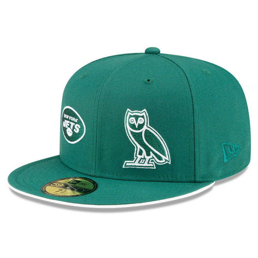 New York Jets New Era OVO x NFL 59FIFTY Fitted Hat - Green sale