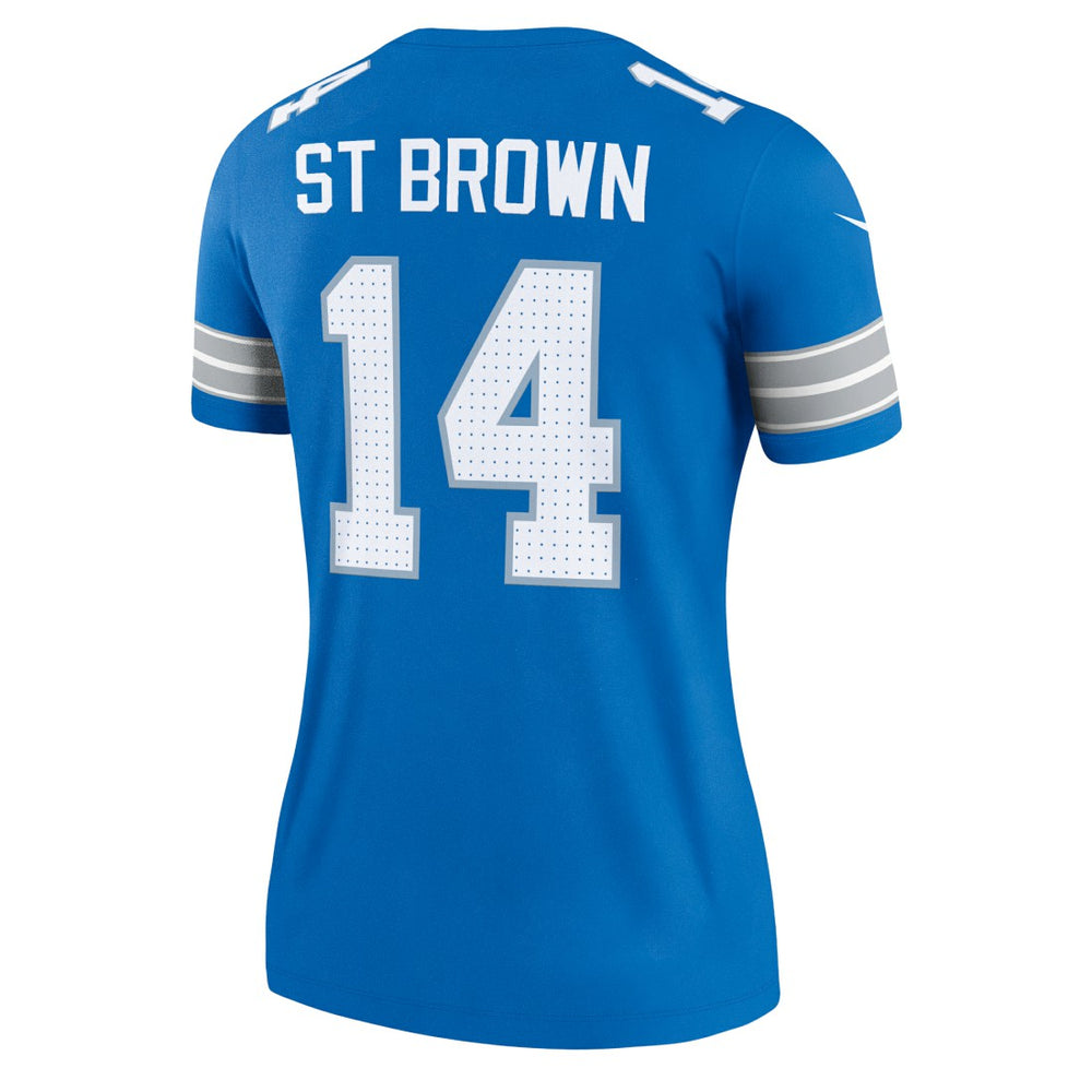 Amon-Ra St. Brown Detroit Lions Women's Legend Player Performance Top - Blue | Nike discount