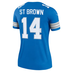 Amon-Ra St. Brown Detroit Lions Women's Legend Player Performance Top - Blue | Nike discount