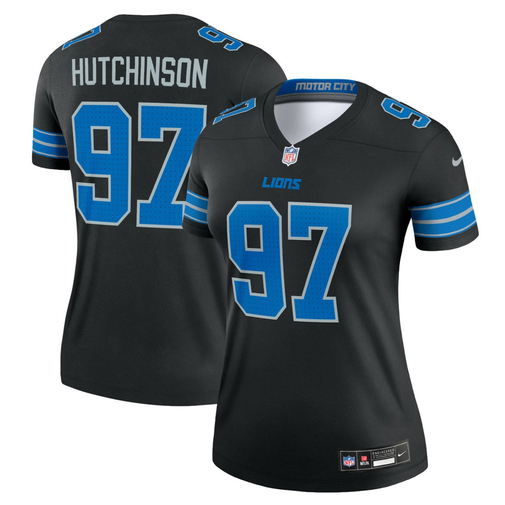 Aidan Hutchinson Detroit Lions Women's Alternate Legend Player Performance Top - Black | Nike on sale