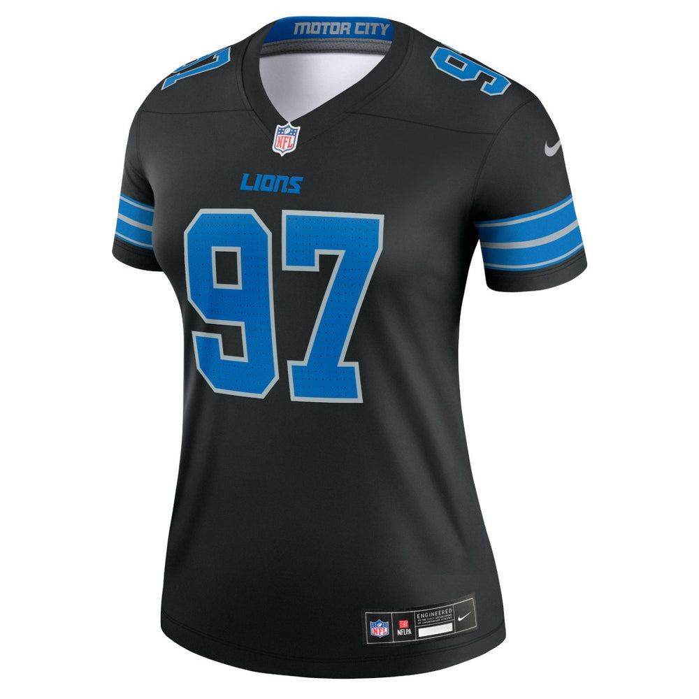 Aidan Hutchinson Detroit Lions Women's Alternate Legend Player Performance Top - Black | Nike on sale