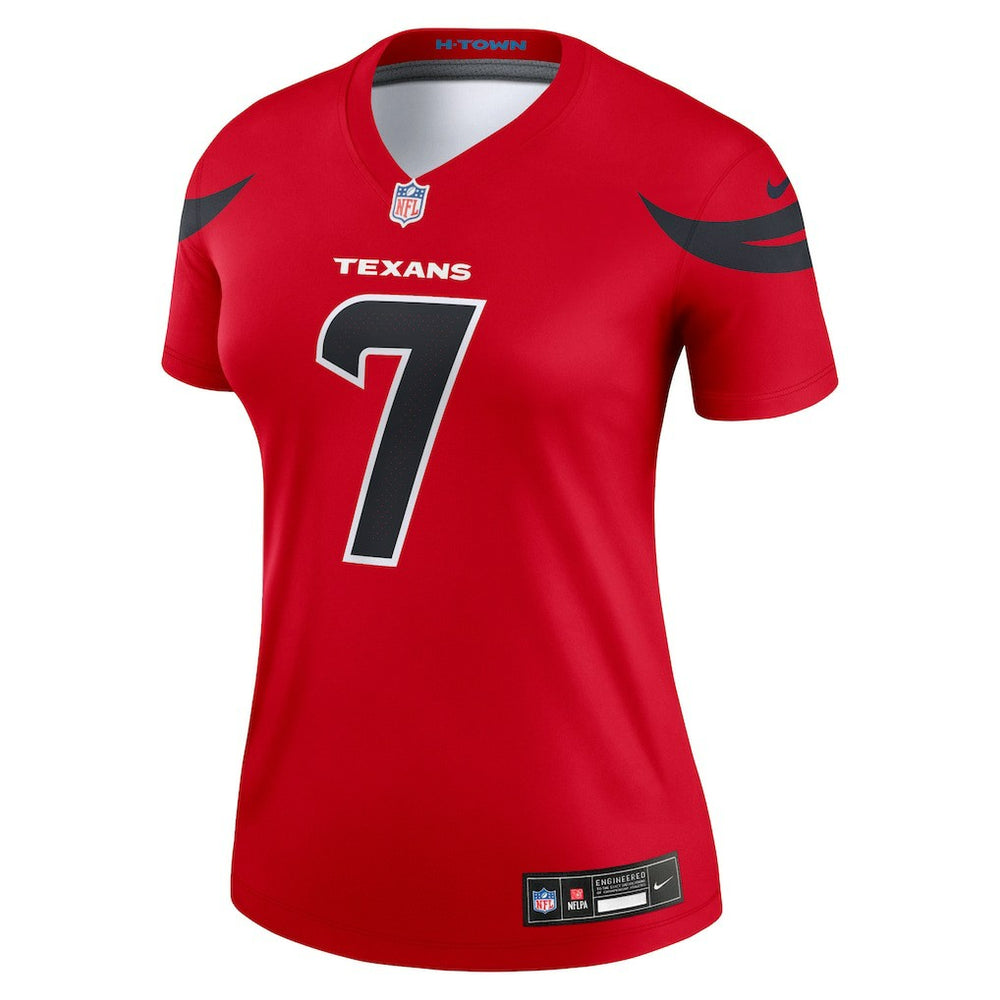 C.J. Stroud Houston Texans Women's Alternate Legend Player Performance Top - Red | Nike on sale
