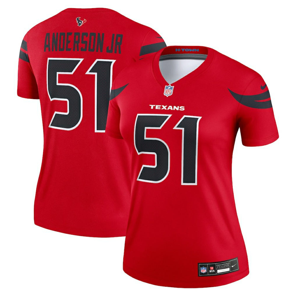 Will Anderson Jr. Houston Texans Women's Alternate Legend Player Performance Top - Red | Nike online