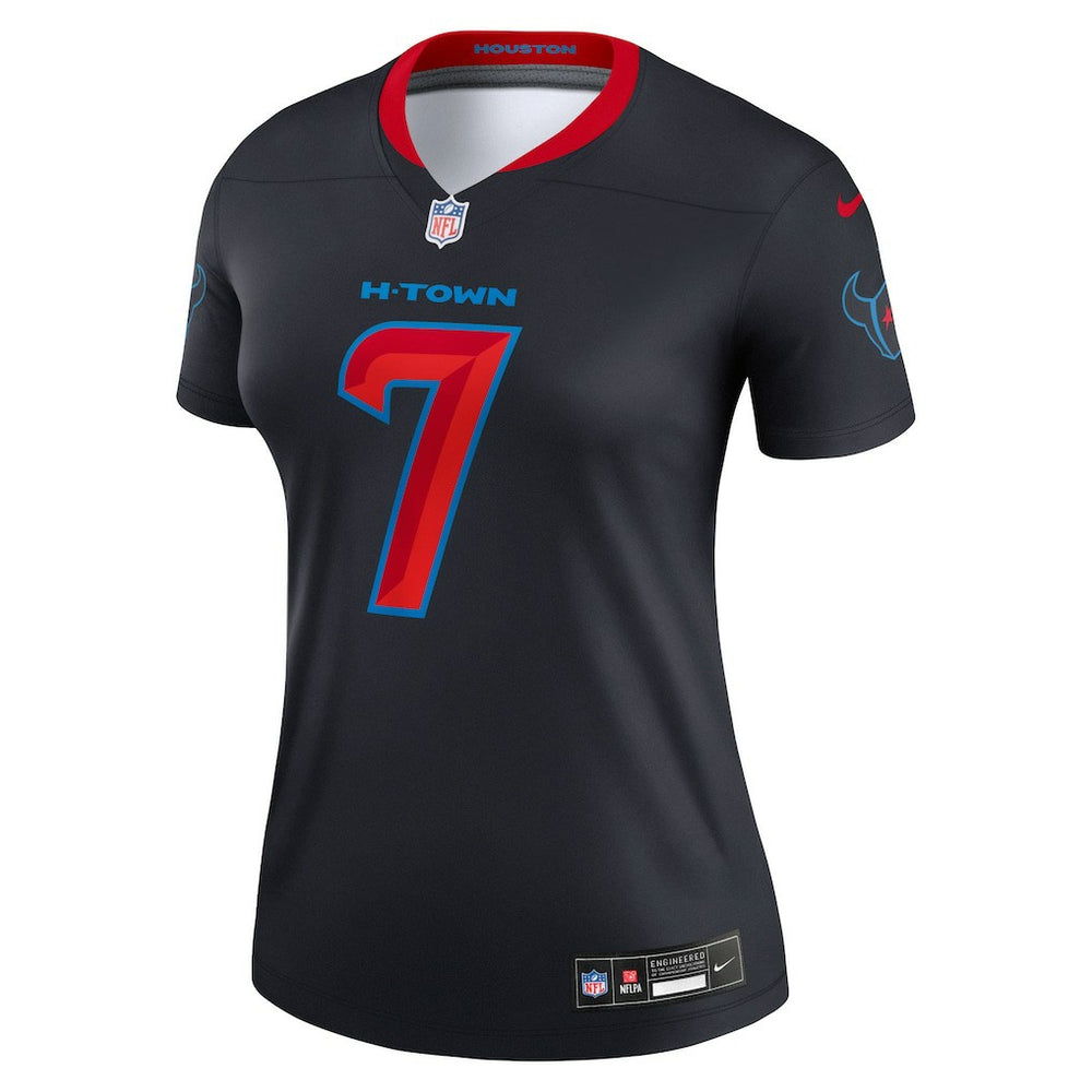 C.J. Stroud Houston Texans Women's Alternate Legend Player Performance Top - Navy | Nike online