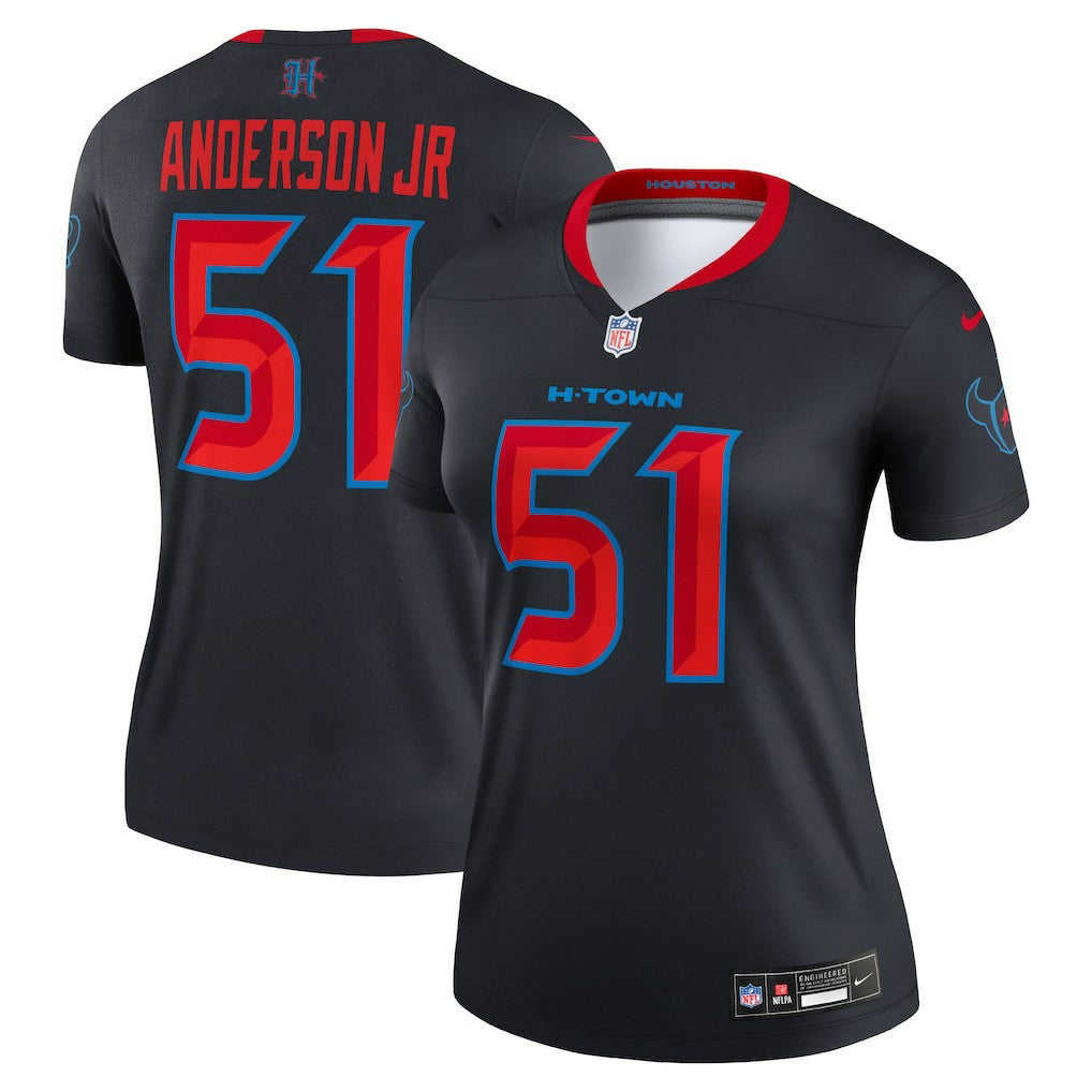 Will Anderson Jr. Houston Texans Women's Alternate Legend Player Performance Top - Navy | Nike discount