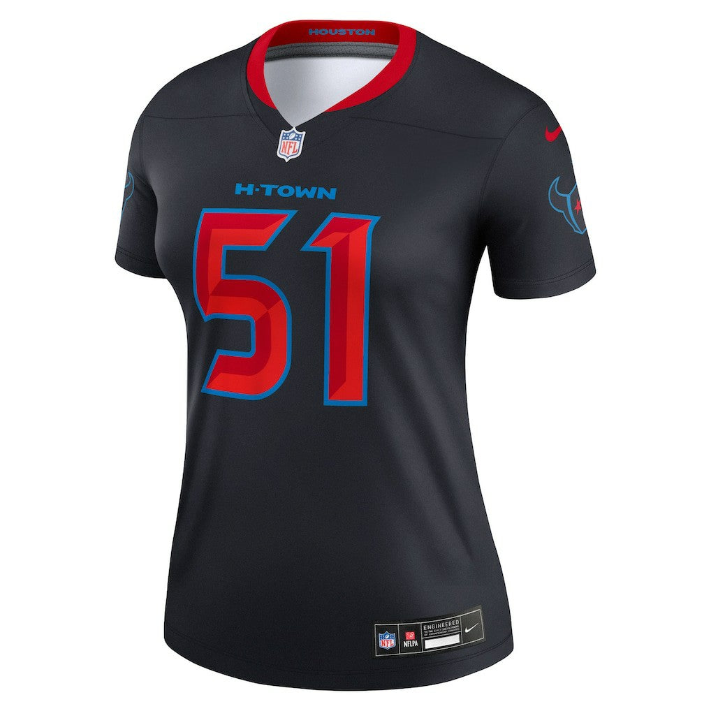 Will Anderson Jr. Houston Texans Women's Alternate Legend Player Performance Top - Navy | Nike discount