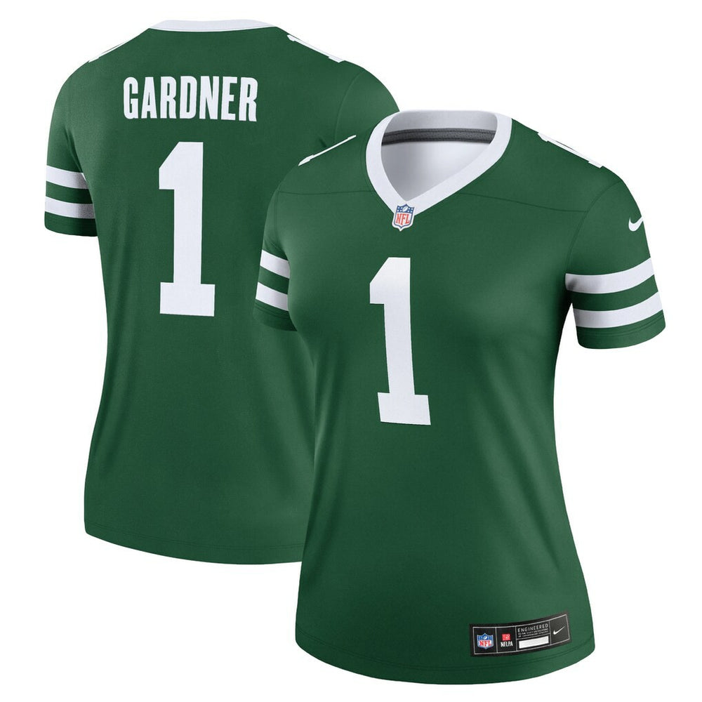 Ahmad Sauce Gardner New York Jets Women's Legend Player Performance Top - Legacy Green | Nike for sale