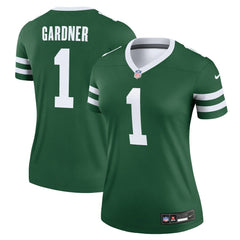 Ahmad Sauce Gardner New York Jets Women's Legend Player Performance Top - Legacy Green | Nike for sale