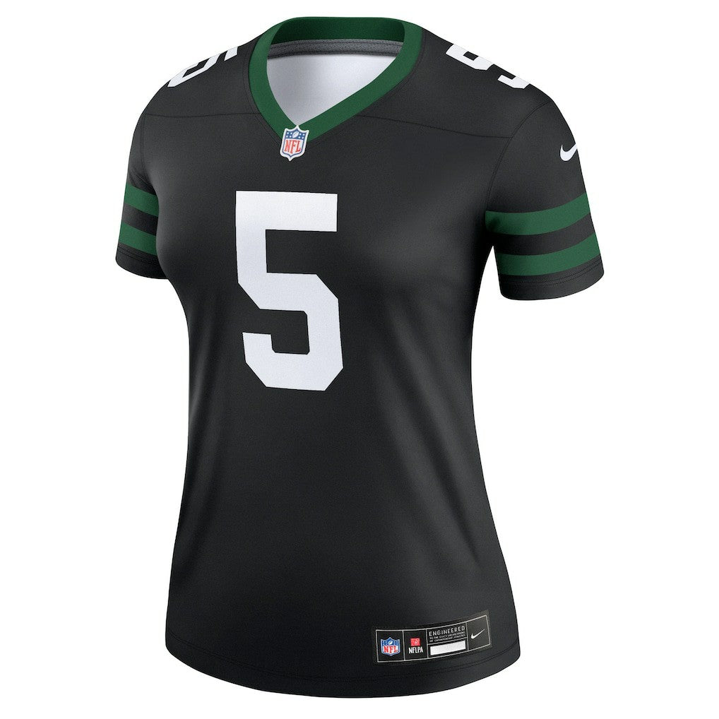 Garrett Wilson New York Jets Women's Alternate Legend Player Performance Top - Legacy Black | Nike discount