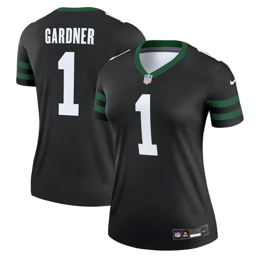 Ahmad Sauce Gardner New York Jets Women's Alternate Legend Player Performance Top - Legacy Black | Nike cheap