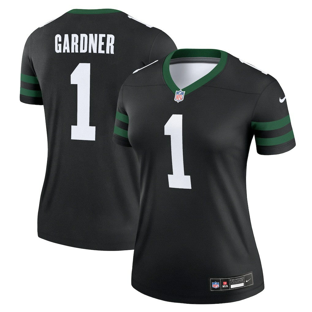 Ahmad Sauce Gardner New York Jets Women's Alternate Legend Player Performance Top - Legacy Black | Nike cheap