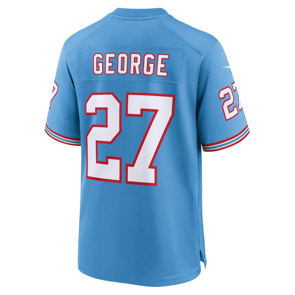 Eddie George Tennessee Titans Retired Player Alternate Game Jersey - Light Blue | Nike online