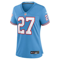 Eddie George Tennessee Titans Women's Oilers Throwback Retired Player Game Jersey - Light Blue | Nike on sale