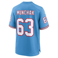 Mike Munchak Tennessee Titans Retired Player Alternate Game Jersey - Light Blue | Nike outlet