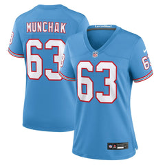 Mike Munchak Tennessee Titans Women's Oilers Throwback Retired Player Game Jersey - Light Blue | Nike sale