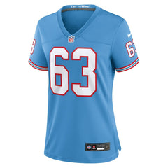 Mike Munchak Tennessee Titans Women's Oilers Throwback Retired Player Game Jersey - Light Blue | Nike sale