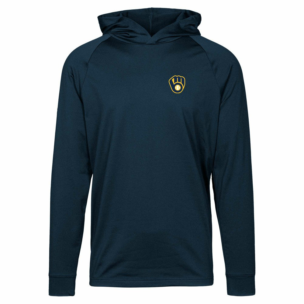 Milwaukee Brewers Levelwear Dimension Insignia 2.0 Pullover Hoodie - Navy