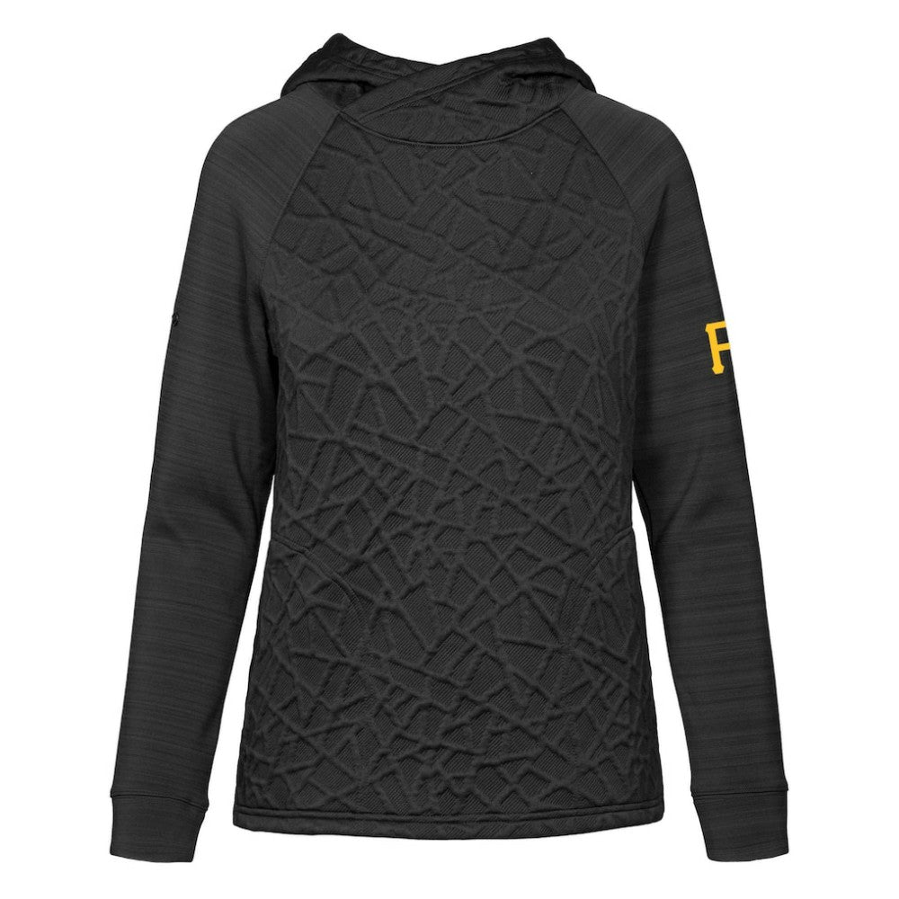 Pittsburgh Pirates Levelwear Women's Kenzie Insignia 2.0 Pullover Hoodie - Black